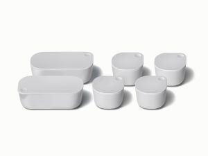 dot and dash food storage containers set of 6